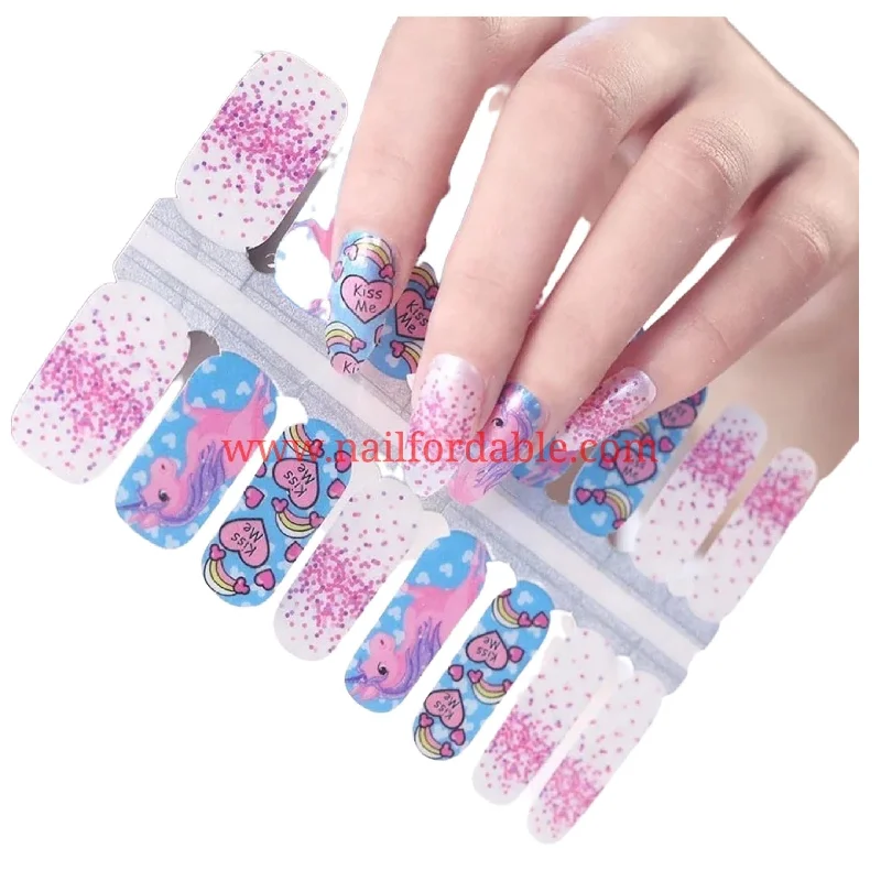 nail repair with highly-rated-care kit-Unicorn (Kiss me)