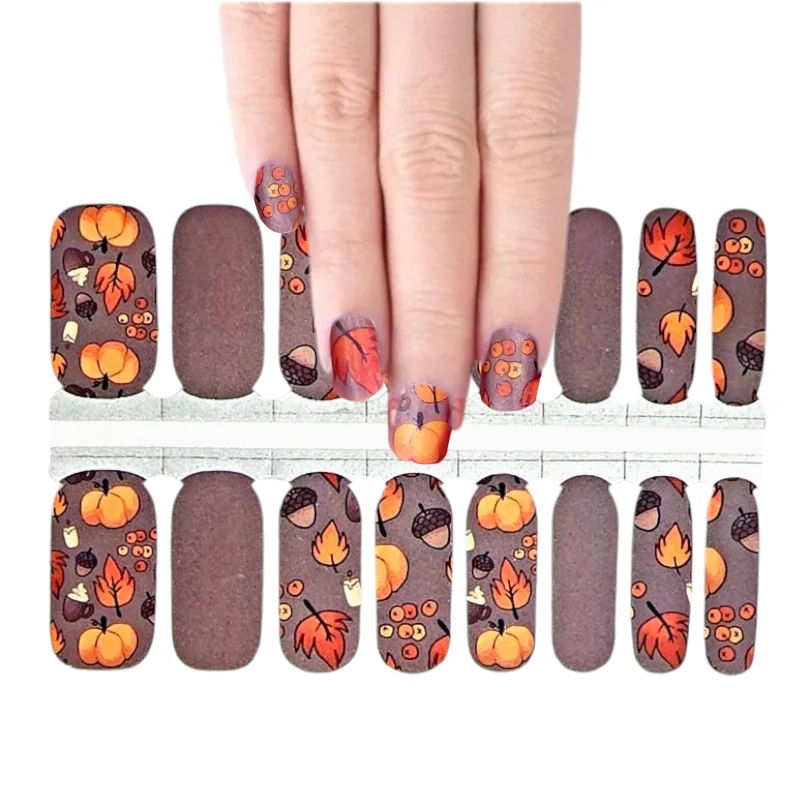 nail repair with fan-favorite-care-care-care kit-Pumpkins of Fall