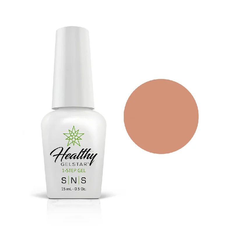 nail polish spray scatter-SNS GelStar 1-Step Gel Polish BOS21 (15ml) Natural Blush