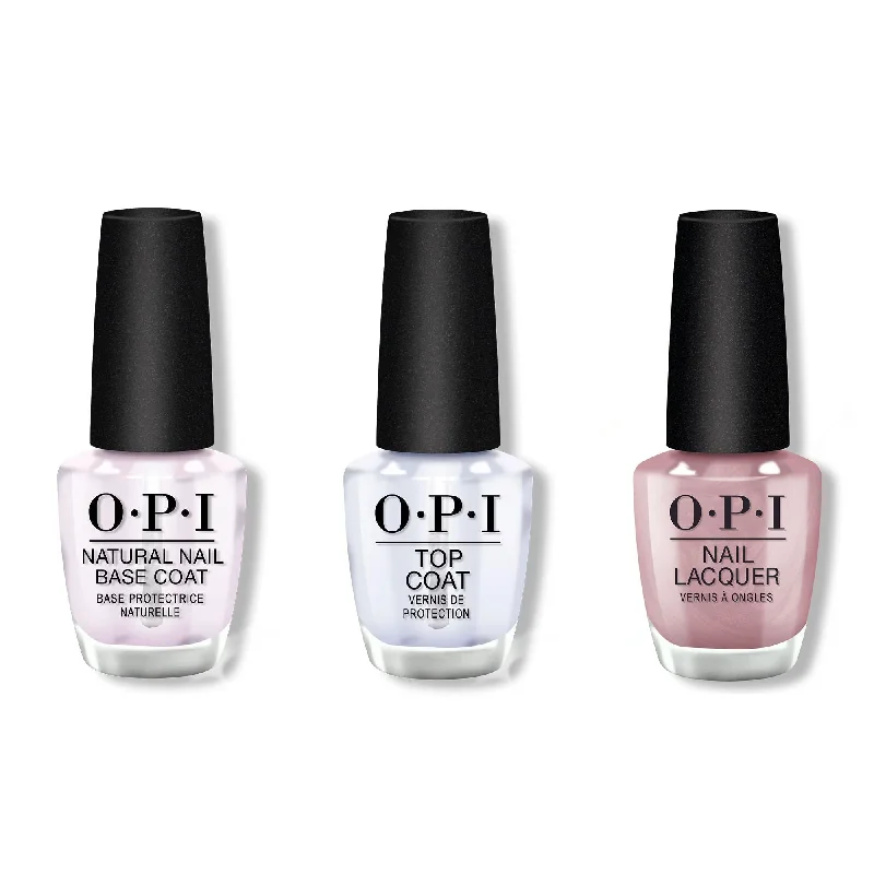 nail polish swell surge-OPI - Nail Lacquer Combo - Base, Top & Supernova Pearl