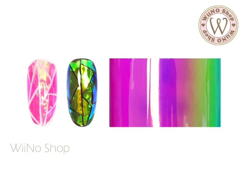 Nail art decoration detour-Dark Magenta Rainbow Nail Film (RB13)