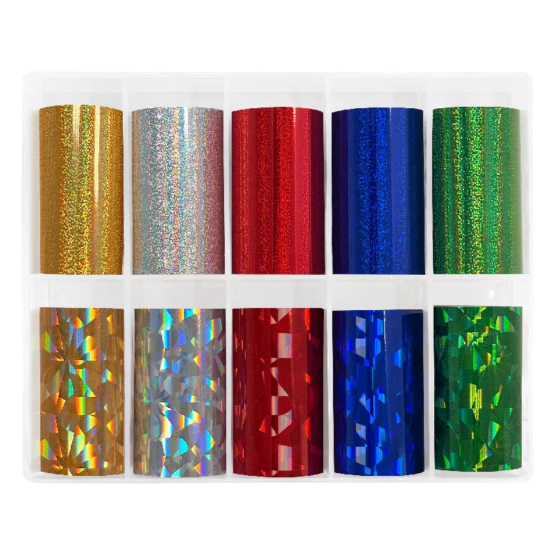 Nail art decoration echo-Nail Art Foil Box / Festive Holoday