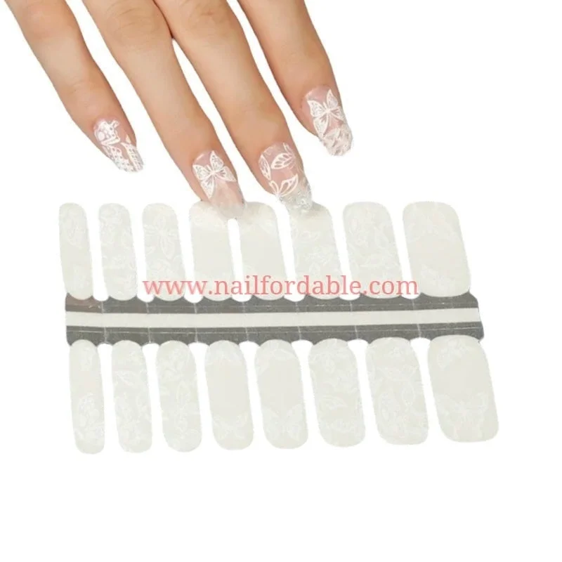 nail repair for nail repair core essentials-White Butterflies (Overlay)