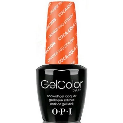 nail polish furrow seed-Gel Color - C33 Orange You Stylish!