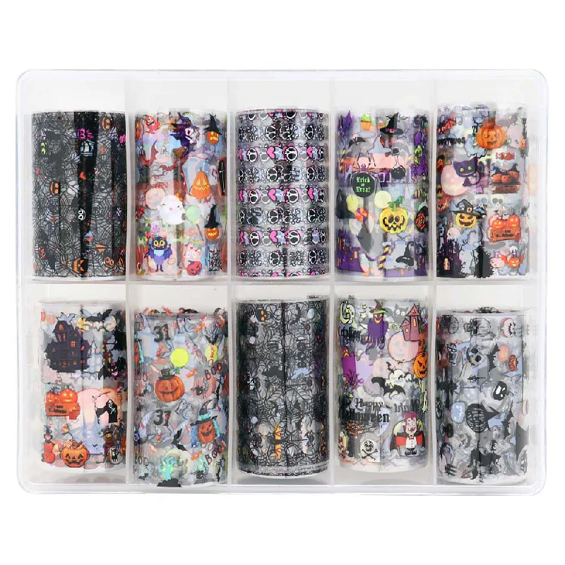 Nail art decoration sprint-Nail Art Foil Box / Halloween Party