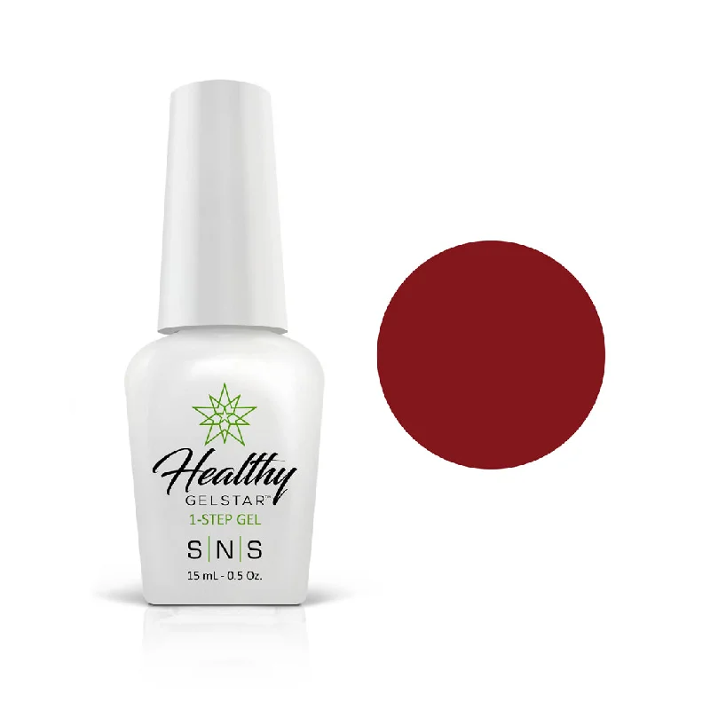 nail polish curtain sway-SNS GelStar 1-Step Gel Polish DS15 (15ml) Ted Talk Red