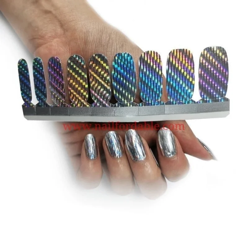 nail repair with fan-favorite-care-care kit-Silver lights (chrome)