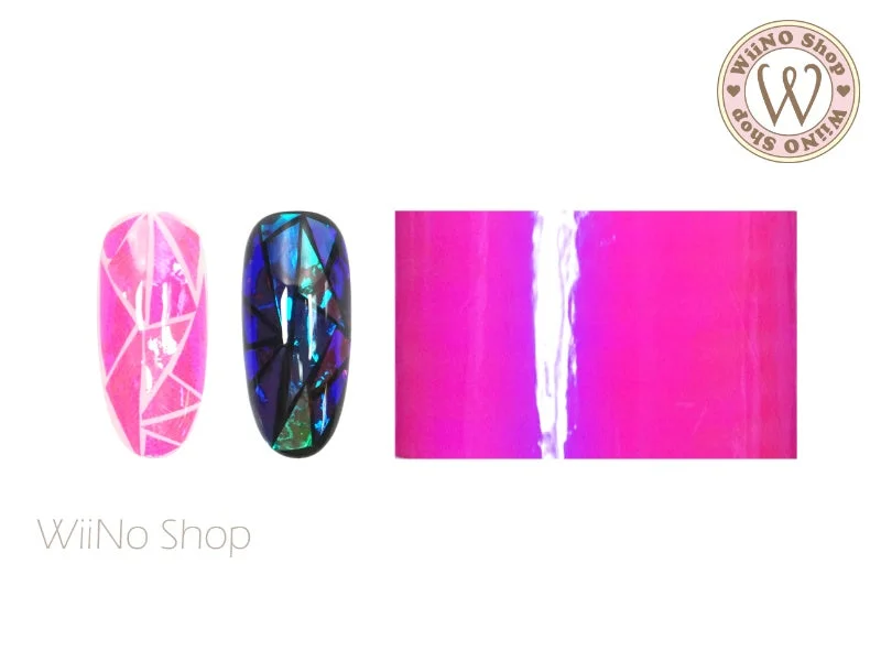 Nail art decoration turnpike-Fuchsia Rainbow Nail Film (RB14)