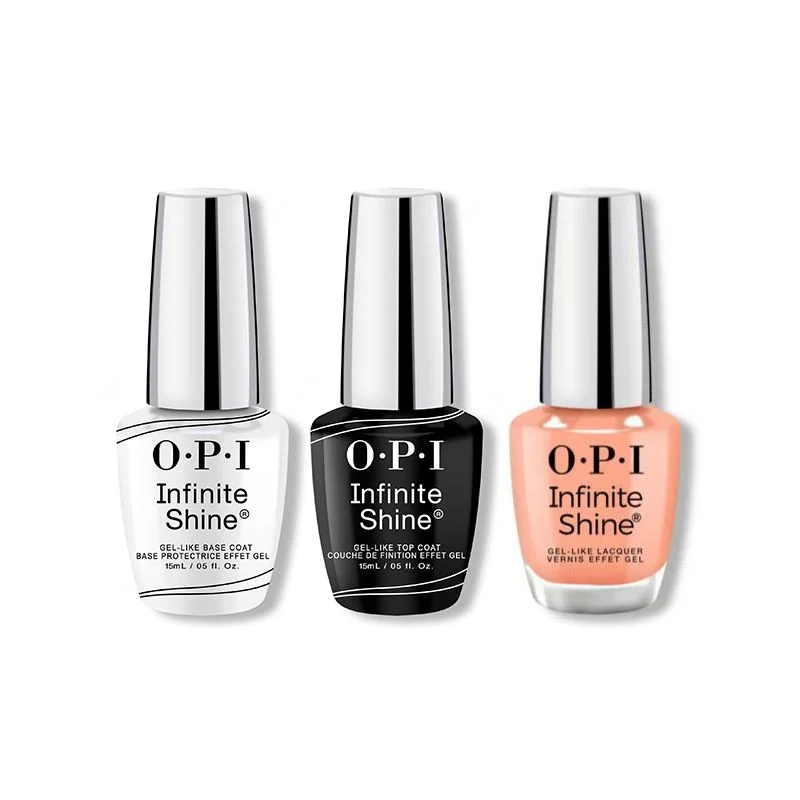 nail polish rock grind-OPI - Infinite Shine Combo - Base, Top & On A Mission