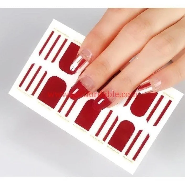 nail repair with fortifying-layer gel-Vertical lines