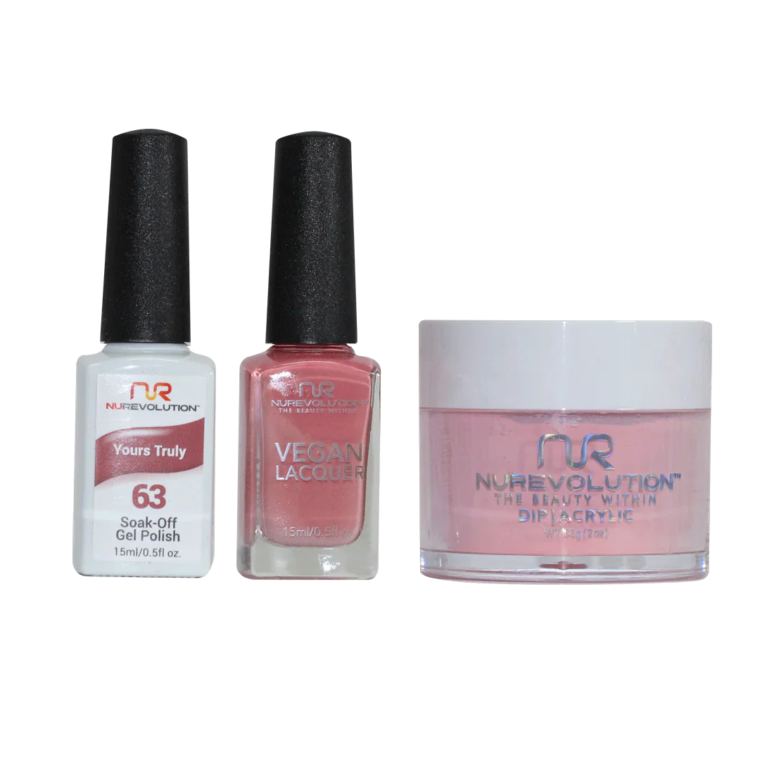 nail polish deck sprawl-NuRevolution Trio set 063 Yours Truely