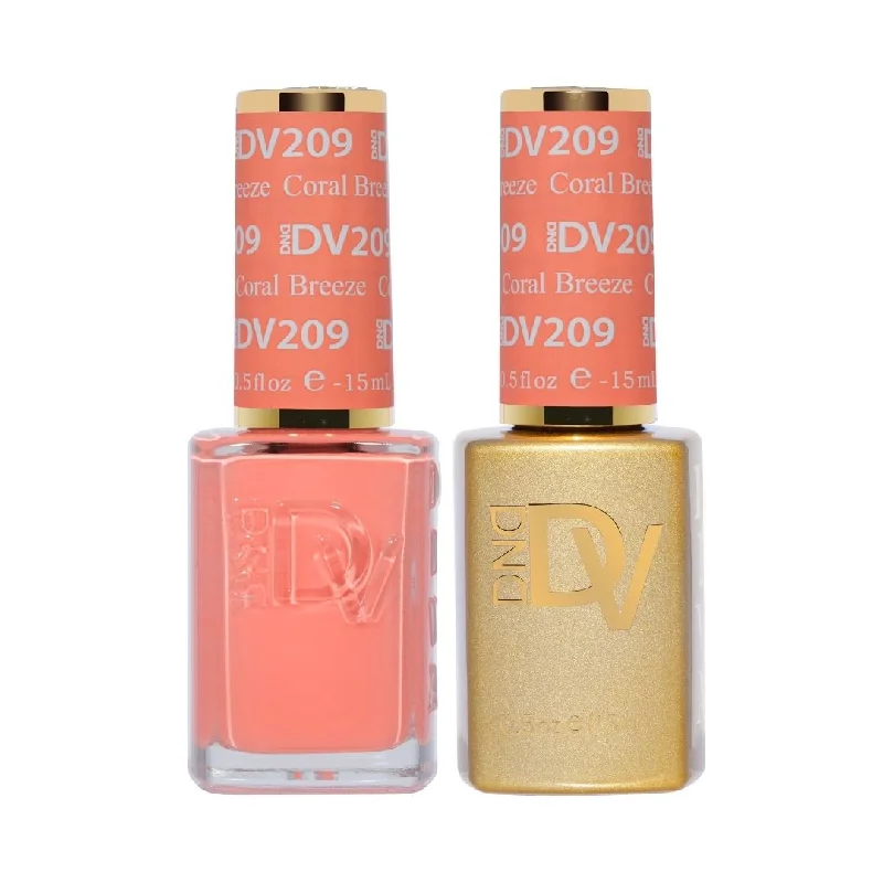 nail polish frost carve-Duo Gel - DV209 Coral Breeze