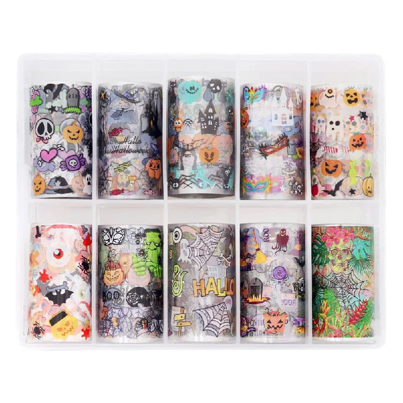 Nail art decoration jog-Nail Art Foil Box / Halloween Parade