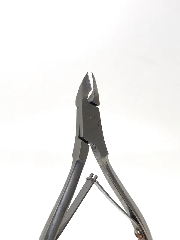 nail repair with bond-layer polish-Cuticle Nipper, Stainless Steel | Double Spring | Size #14 |