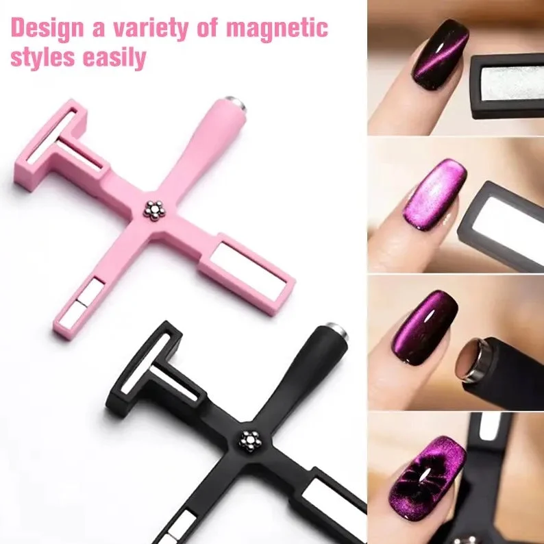 Nail art decoration grade-5 in 1 Nail Cateyes Magnet Multi -function Nail Tool