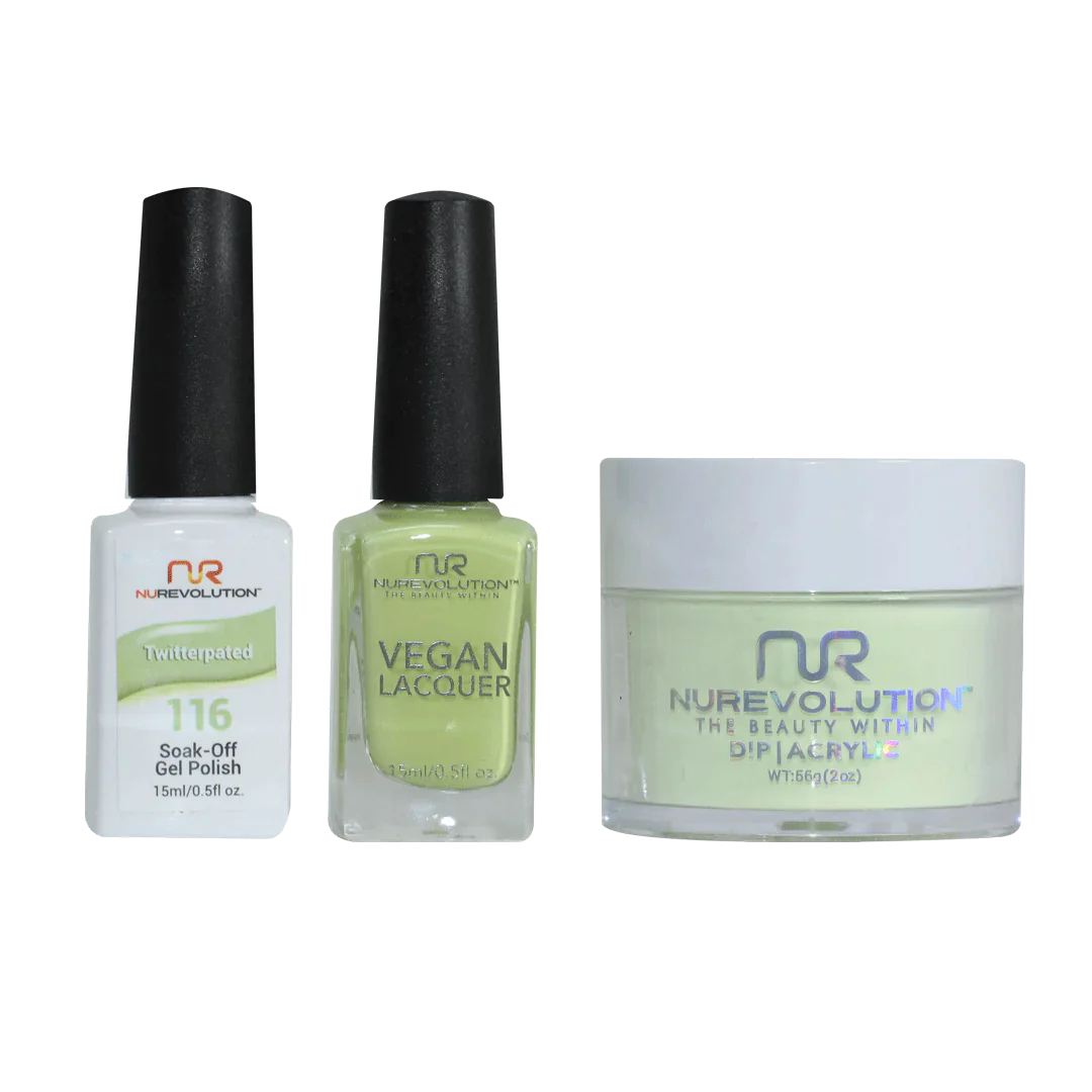 nail polish ice crust-NuRevolution Trio set 116 Twitterpated