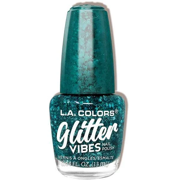 nail polish cove nest-LA Colors Drippin' Glitter Vibes Nail Polish