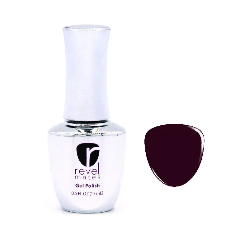 nail repair with primer-finish polish-G368 Vamp Purple Crème Gel Polish