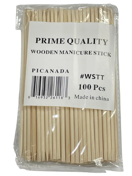 nail repair with booster-coat polish-Wooden Manicure | Long Sticks | Short Stick ( Pack 100 Pcs).