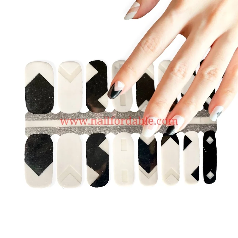 nail repair for nail repair steady kit-Geos Black and white