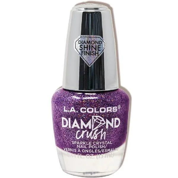 nail polish harbor cradle-LA Colors Prism Diamond Crush Polish