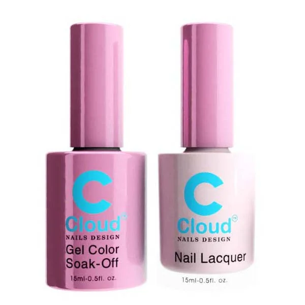 nail polish plank gleam-Cloud #024 by Chisel Gel & Nail Lacquer Duo (15ml)