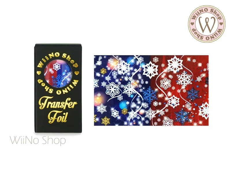 Nail art decoration lattice-Snowflake Christmas Nail Transfer Foil (XS-B-05)