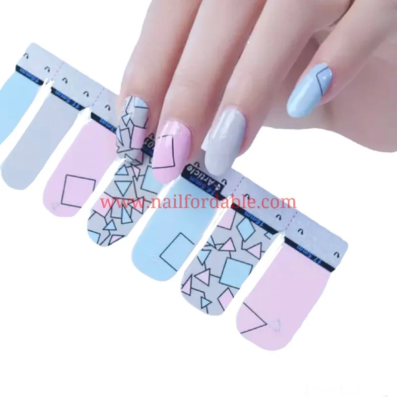 nail repair with fortifying-layer gel-Geometry