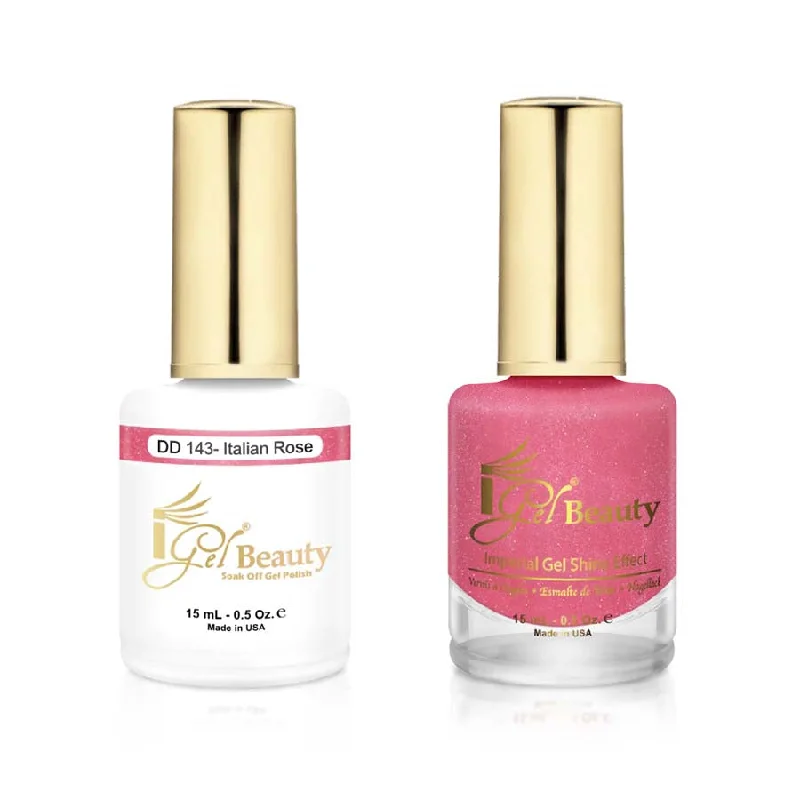 nail polish jetty reach-iGel DD143 Gel Polish & Lacquer Duo (15ml) Italian Rose