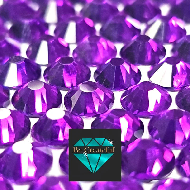 Nail rhinestone dusk hues-FLATBACK Purple Passion Rhinestones