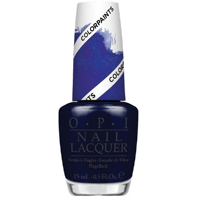 nail polish stream trickle-Nail Lacquer - P25 Indigo Motif