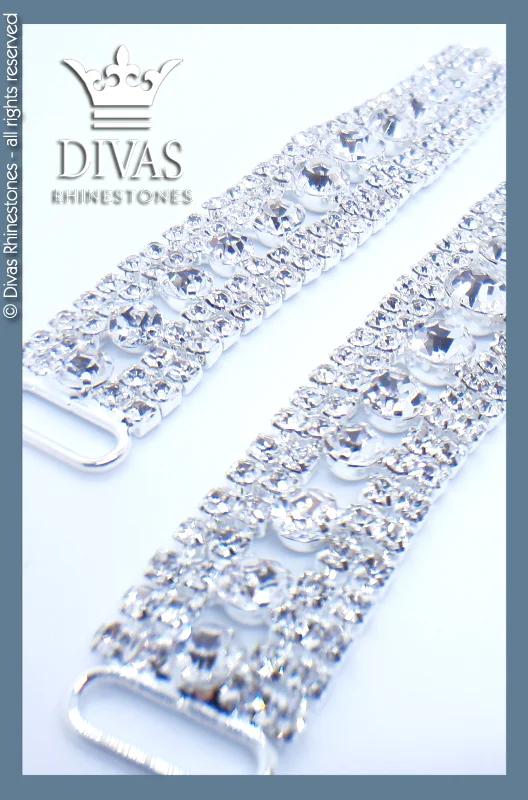 Nail rhinestone buzz styles-Fantasy Strap Connectors