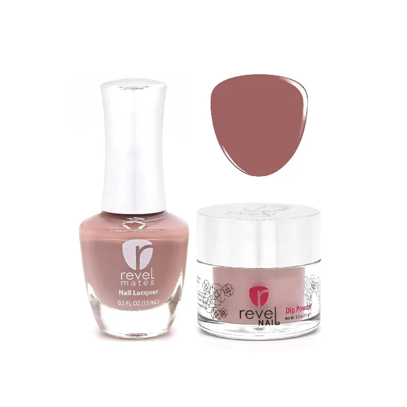 nail repair for nail repair daily staples-D235 Hush Purple Crème Nail Polish + Dip Powder Set