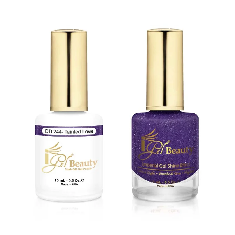 nail polish fountain arc-iGel DD244 Gel Polish & Lacquer Duo (15ml) Tainted Love