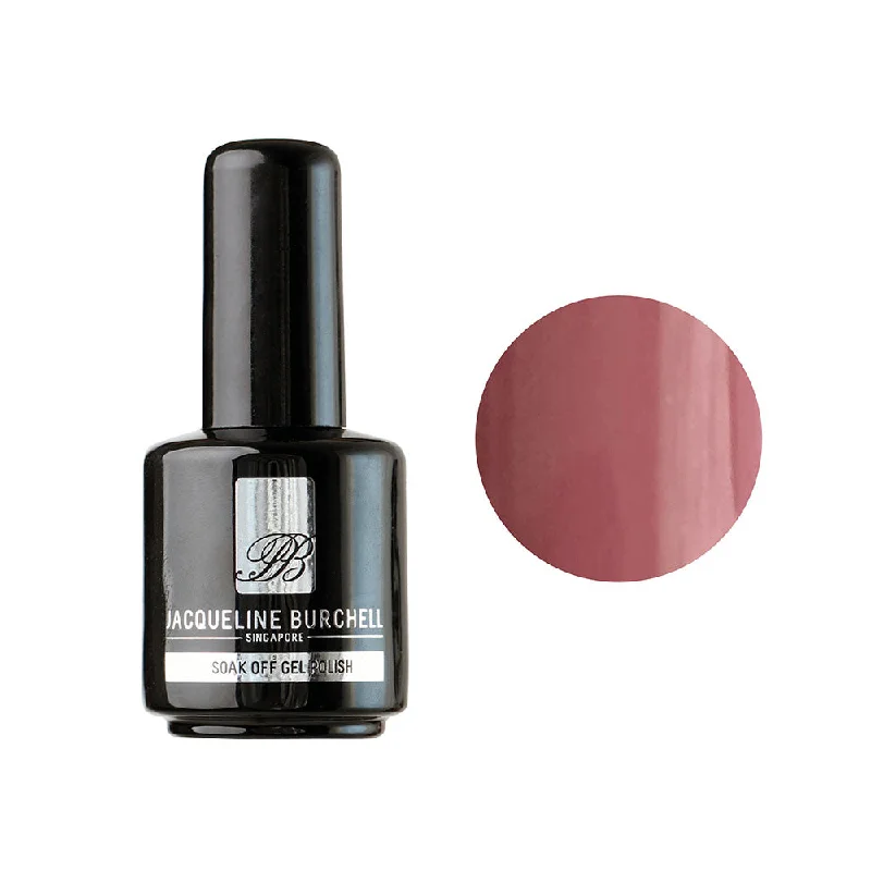 nail polish lacquer sheen-Jacqueline Burchell Gel Polish SP402 (15ml) Pink & Twinkle