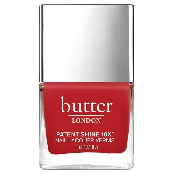 nail polish petal drift-butter LONDON - Patent Shine - Come to Bed Red - 10X Nail Lacquer