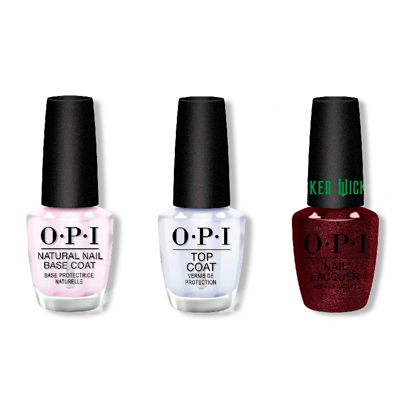 nail polish fruit ripen-OPI - Nail Lacquer Combo - Base, Top & Let's Rejoicify