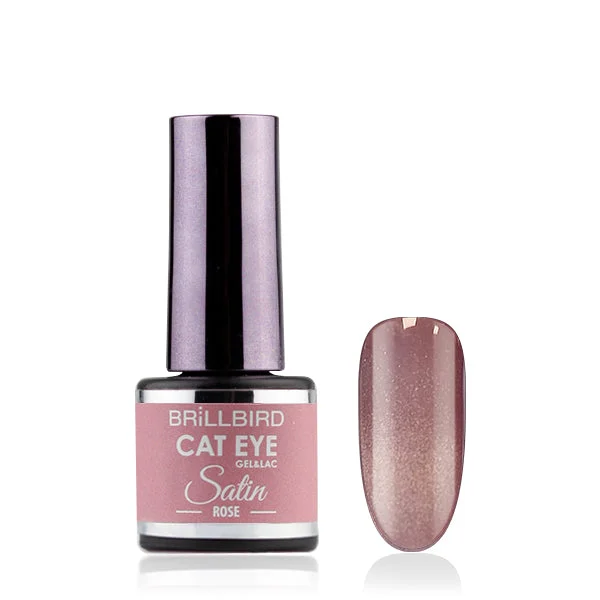 Nail art decoration whistle-Cat eye satin - Rose