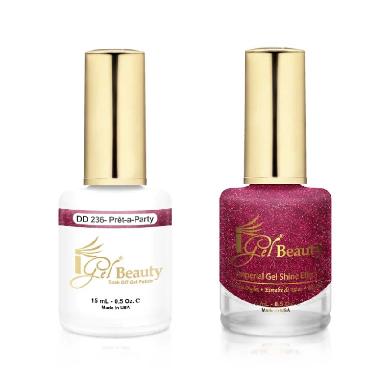 nail polish undertow drag-iGel DD236 Gel Polish & Lacquer Duo (15ml) Pret-a-Party