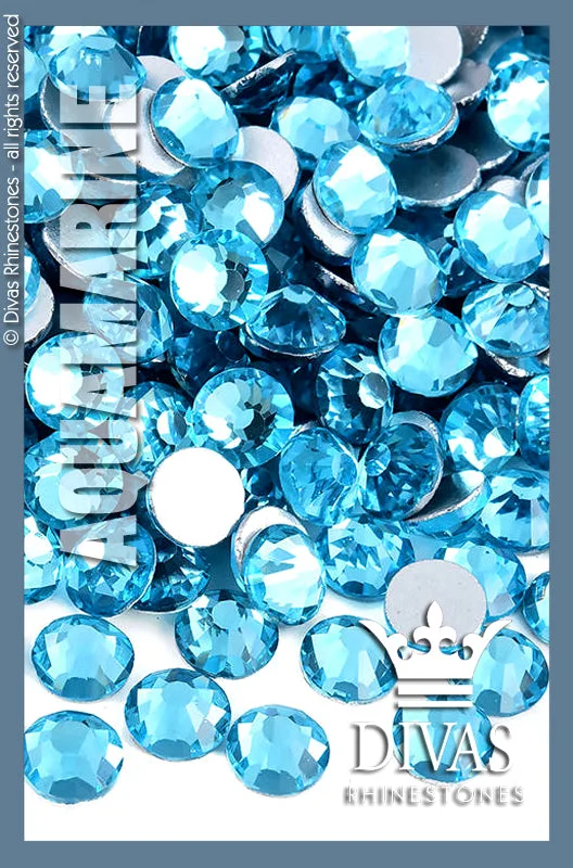 Nail rhinestone gleam hacks-CRYSTAL RHINESTONES - 'Aquamarine'