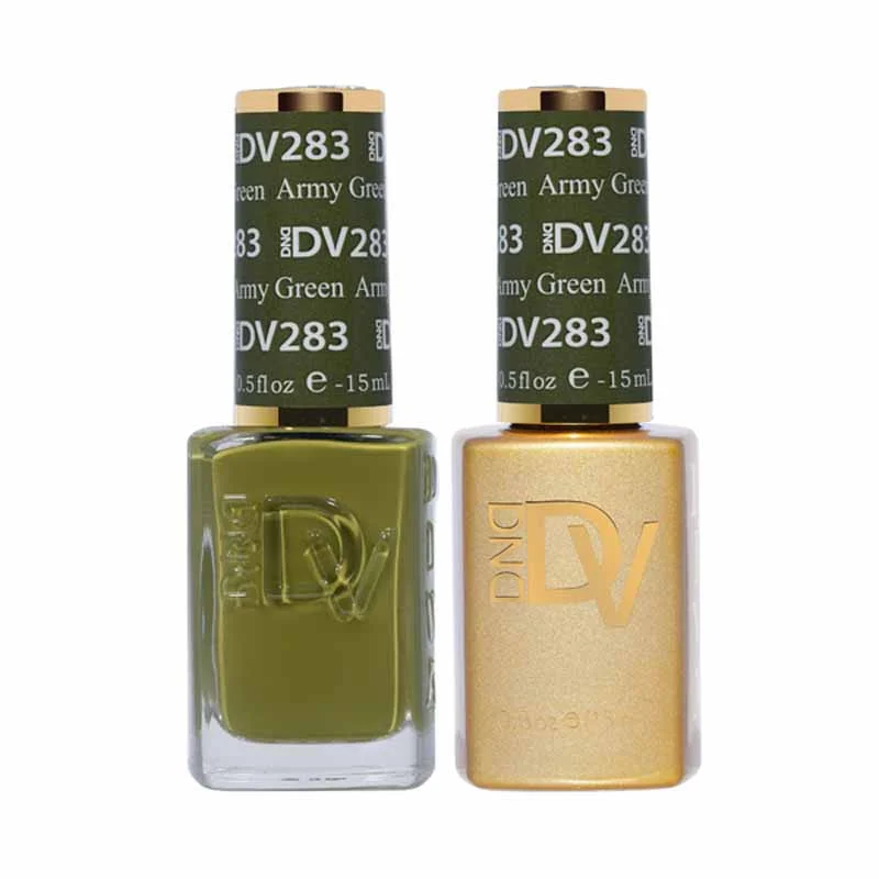 nail polish rainbow span-Duo Gel - DV283 Army Green