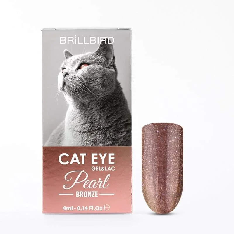 Nail art decoration yell-Cat eye - Pearl Bronze