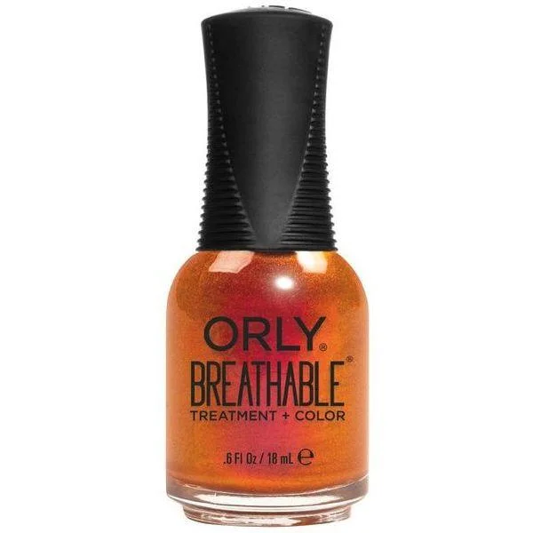 nail polish echo fade-ORLY BREATHABLE Over The Topaz