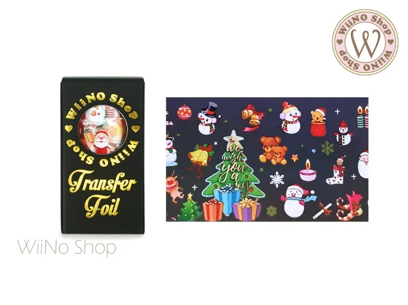 Nail art decoration plating-Christmas Nail Transfer Foil (XS-C-05)