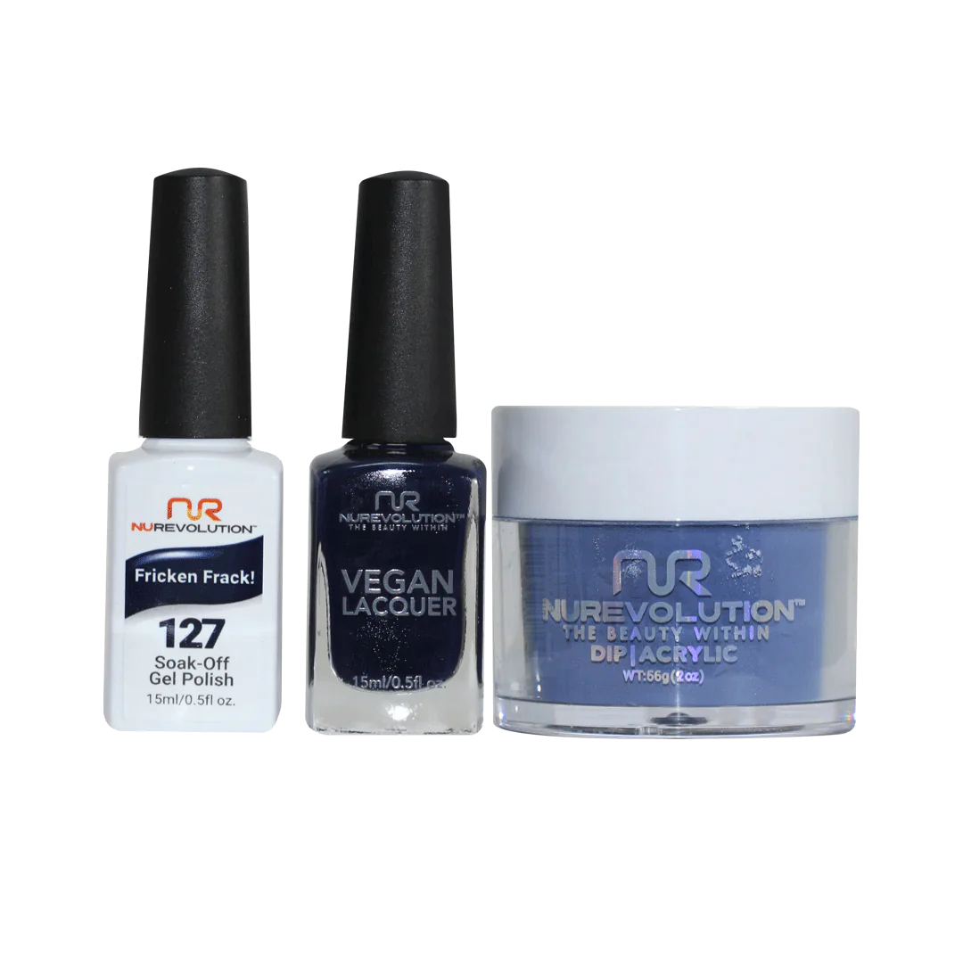 nail polish mix stir-NuRevolution Trio set 127 Fricken Frack