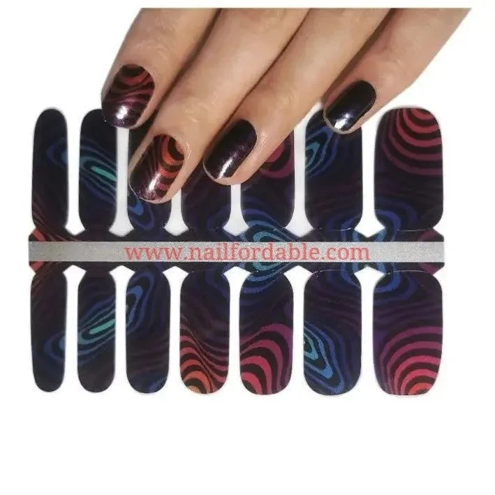 nail repair with night-use-care kit-Dark fingerprints