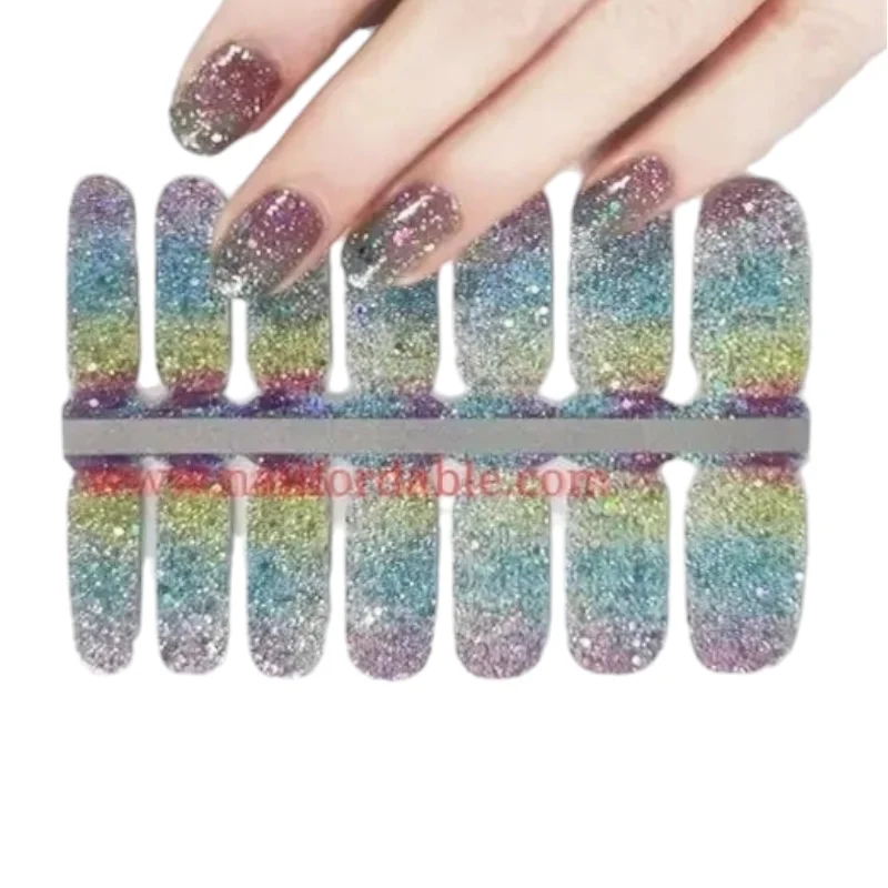 nail repair with video-favorite-care kit-Gradient rainbow