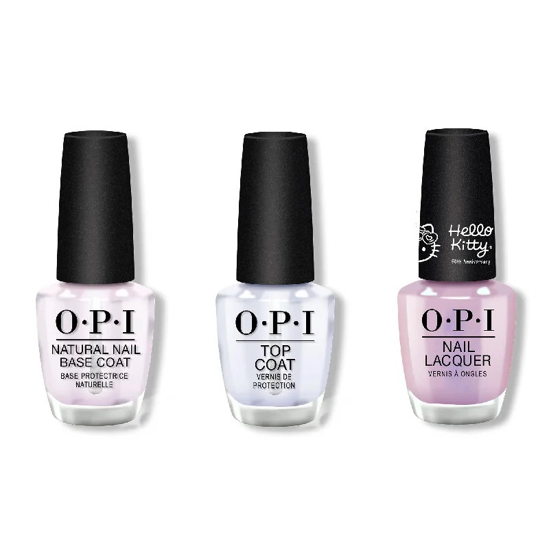 nail polish patio lounge-OPI - Nail Lacquer Combo - Base, Top & Supercute Color