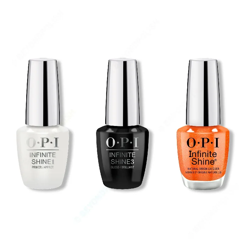 nail polish plateau weather-OPI - Infinite Shine Combo - Base, Top & You're The Zest