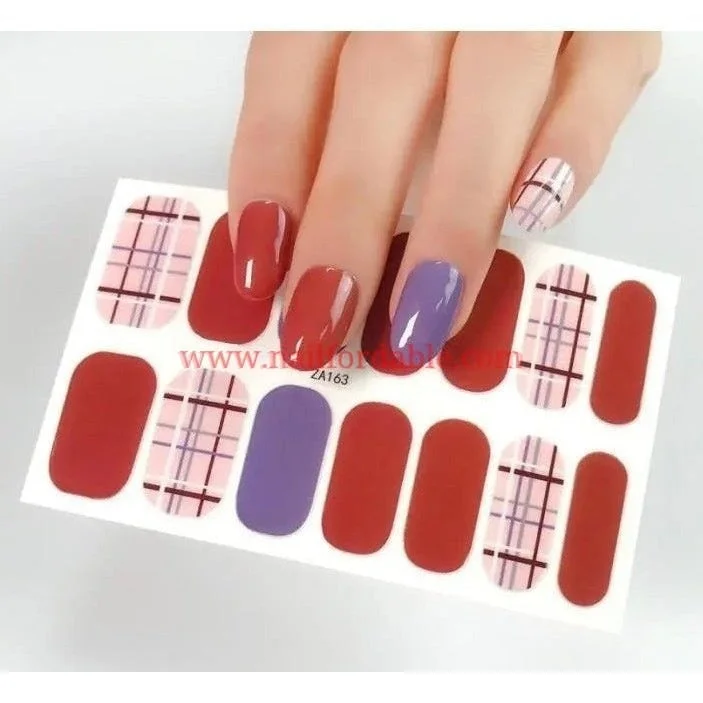 nail repair with current-care-care kit-Plaid accents